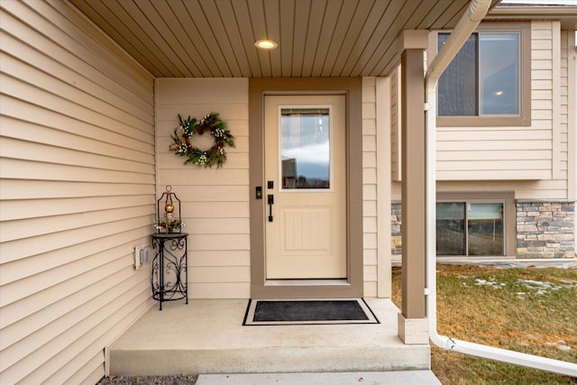 view of property entrance