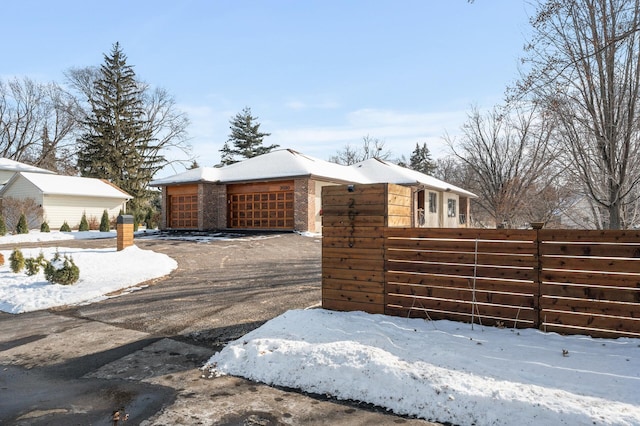 exterior space featuring driveway