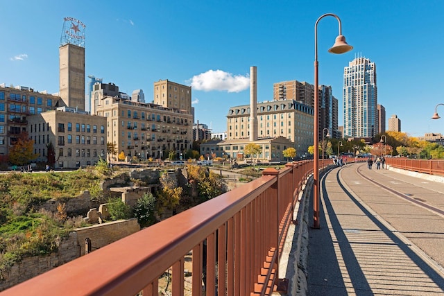 exterior space featuring a city view