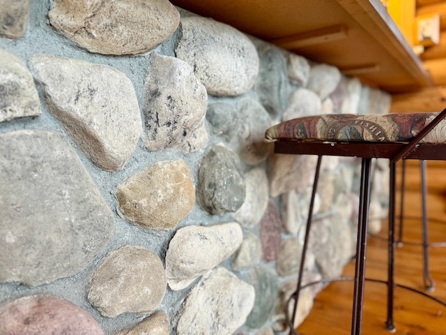 detailed view of wood finished floors
