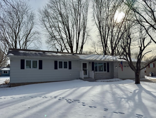 view of ranch-style house