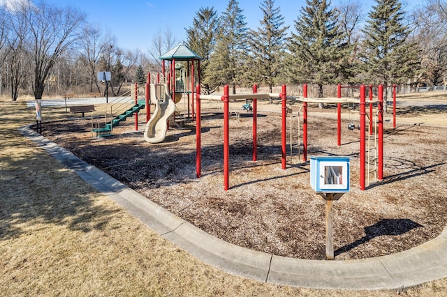 view of communal playground