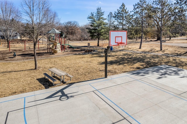 exterior space with playground community