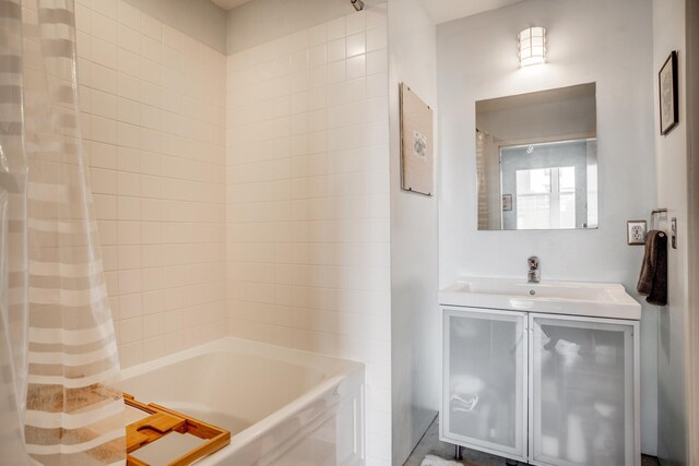 225 9th St E Unit 504, Saint Paul, MN 55101 - full bathroom with shower / tub combo and vanity