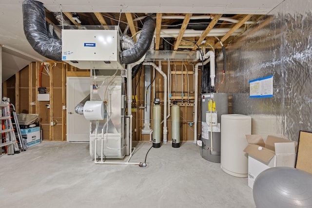 utilities with water heater