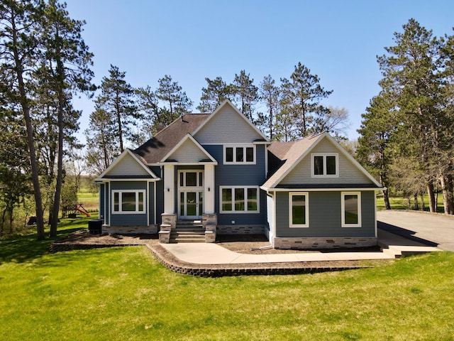 13849 Leaf River Rd, Wadena, MN 56482 - view of front of home featuring a front lawn