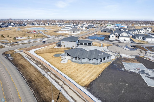 bird's eye view featuring a residential view