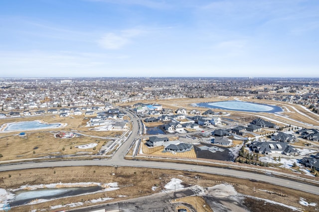 drone / aerial view featuring a residential view