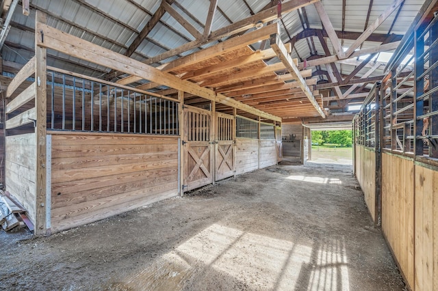 view of stable