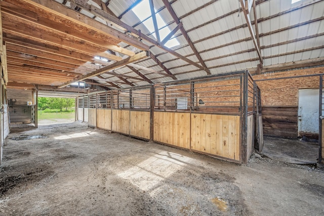 view of stable