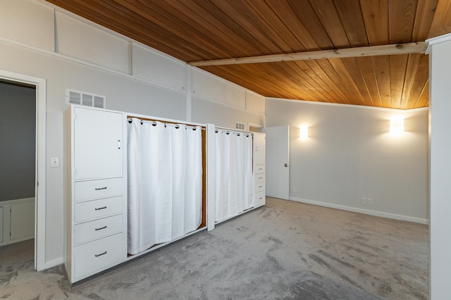 1509 Woodland Dr SW, Rochester, MN 55902 - basement featuring wooden ceiling, carpet floors, and visible vents