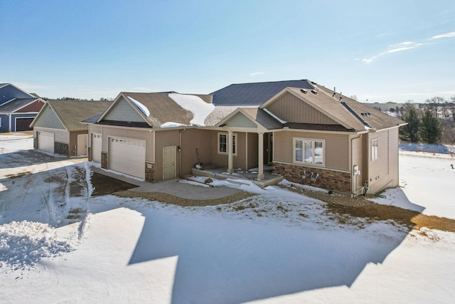 view of front of home featuring an attached garage