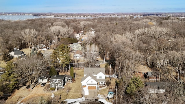 birds eye view of property featuring a residential view