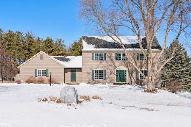 view of colonial inspired home