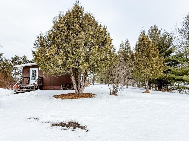 18863 State Highway 65, Goodland Twp, MN 55742 - view of yard layered in snow