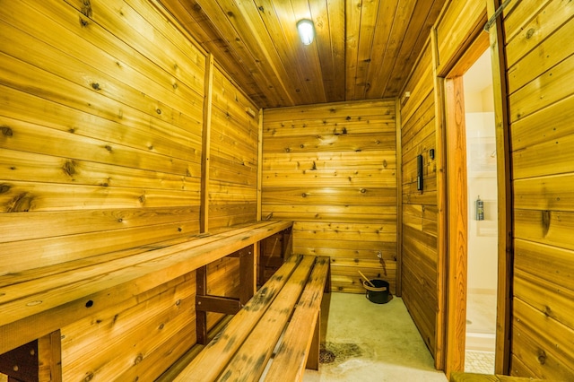 view of sauna / steam room