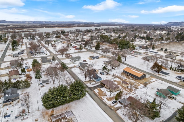 aerial view featuring a residential view