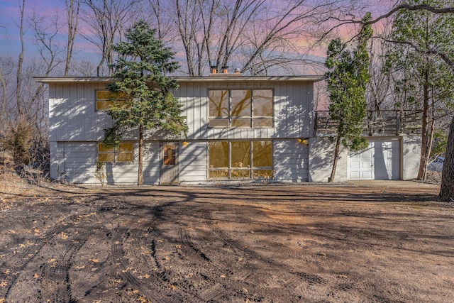 13197 132nd St W, Apple Valley, MN 55124 - view of back of property at dusk