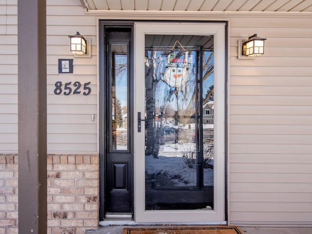 view of entrance to property