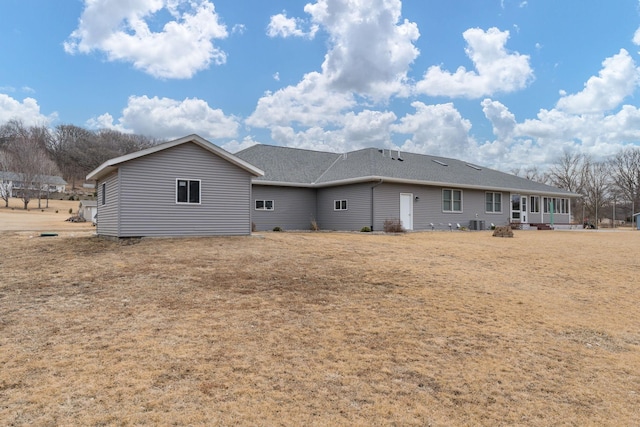 view of back of property