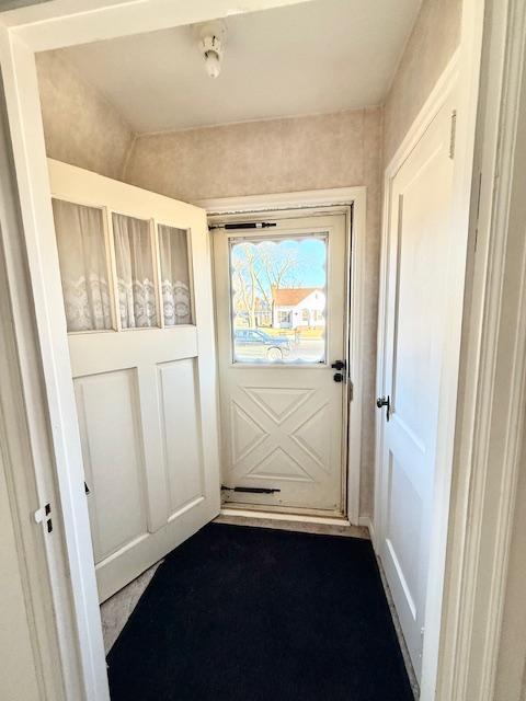 view of doorway to outside