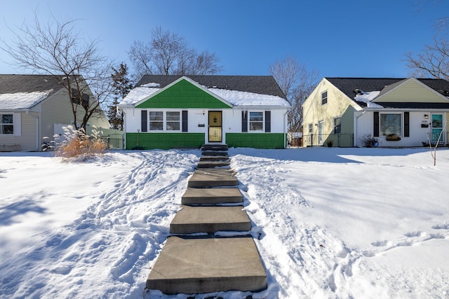 view of bungalow-style house