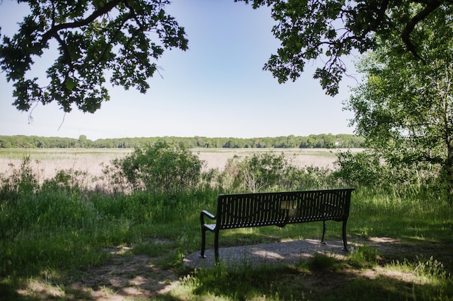 view of property's community with a rural view