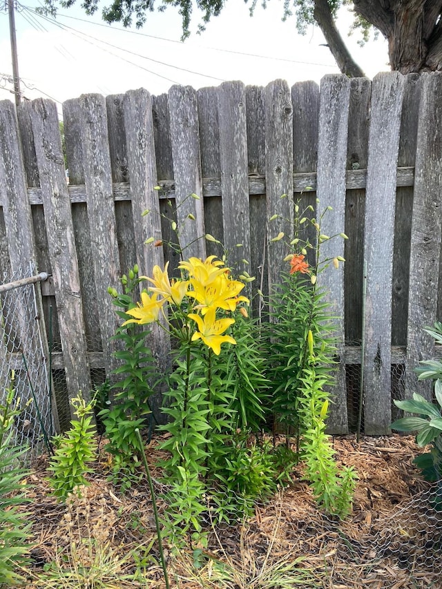 details featuring fence