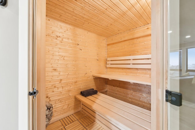 view of sauna / steam room