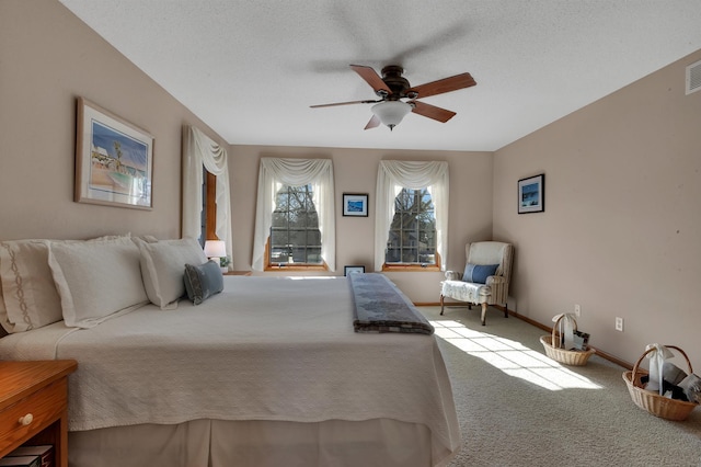 617 17th St N, Sartell, MN 56377 - bedroom featuring carpet flooring, baseboards, and ceiling fan