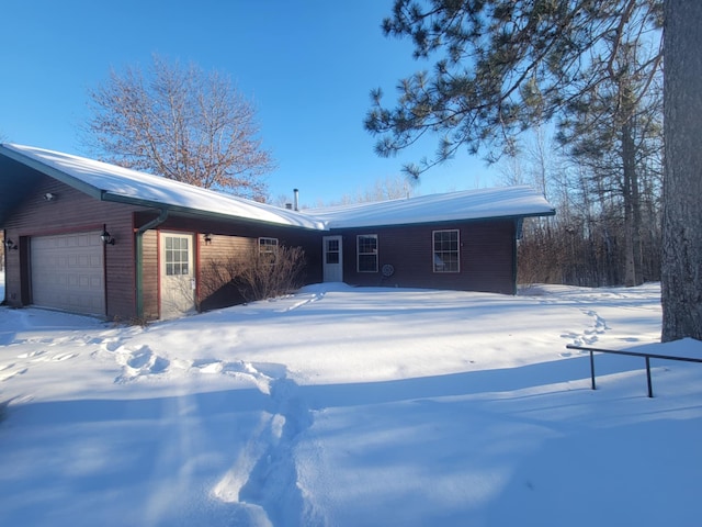 view of front of house featuring an attached garage