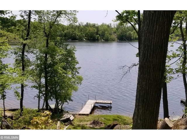 734 180th Ave, Apple River Twp, WI 54810 - dock area with a water view