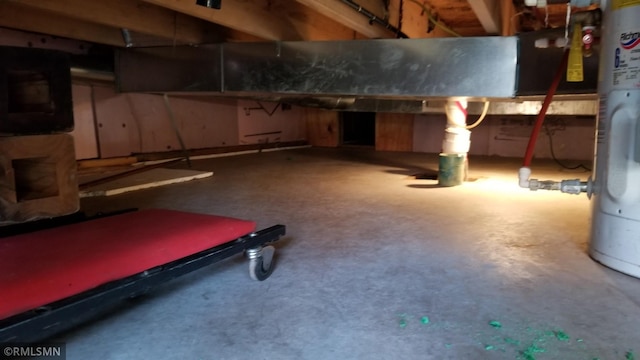 734 180th Ave, Apple River Twp, WI 54810 - view of unfinished below grade area