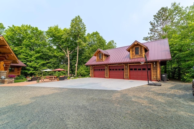 exterior space with driveway