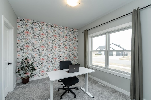 1676 Brandt Dr NE, Byron, MN 55920 - office featuring visible vents, baseboards, and light carpet