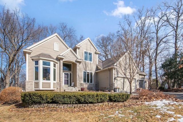 view of front of home featuring an attached garage