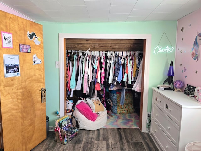 view of closet