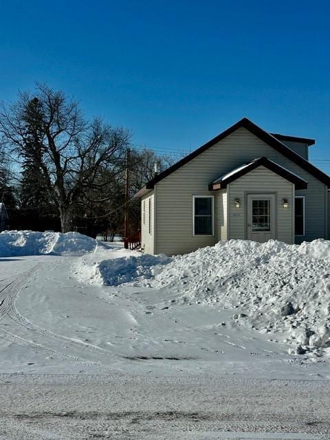 view of front of home