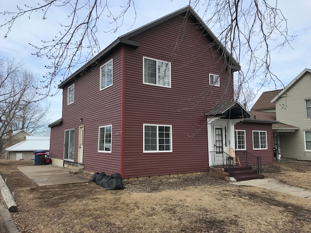 view of rear view of property