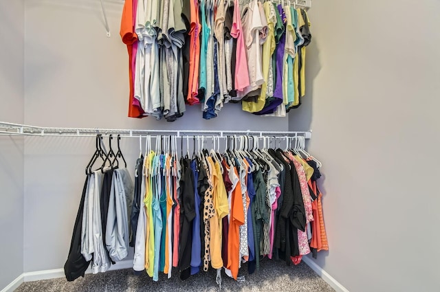 view of closet