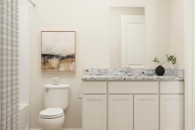 154 Summerfield Dr, Waverly, MN 55390 - full bath with toilet, shower / bath combination with curtain, and vanity