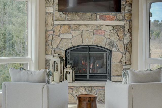 795 140th Ave, New Richmond, WI 54017 - detailed view of a glass covered fireplace