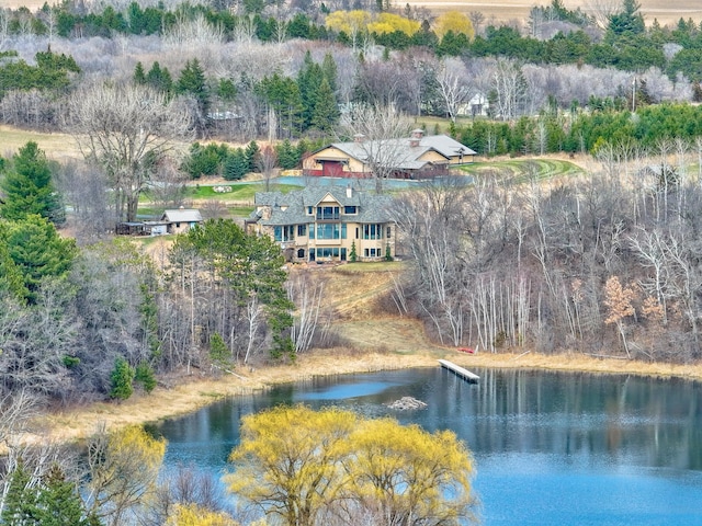 795 140th Ave, New Richmond, WI 54017 - water view featuring a heavily wooded area