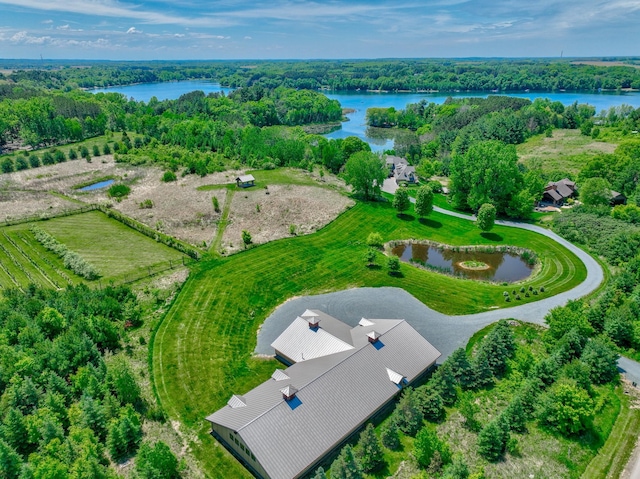 795 140th Ave, New Richmond, WI 54017 - bird's eye view of a large body of water and a heavily wooded area