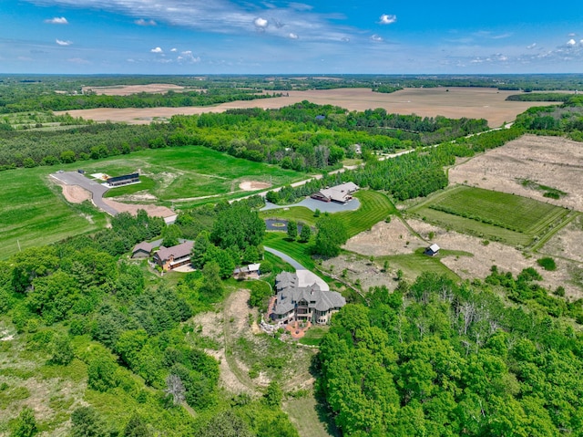 795 140th Ave, New Richmond, WI 54017 - aerial view of property and surrounding area featuring rural landscape and large plots for crops