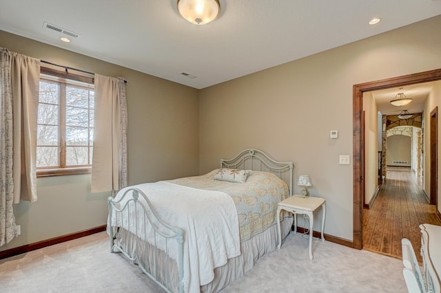 795 140th Ave, New Richmond, WI 54017 - bedroom featuring baseboards, carpet flooring, and recessed lighting