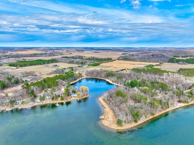 795 140th Ave, New Richmond, WI 54017 - aerial overview of property's location with a large body of water