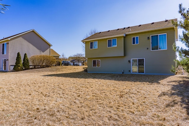 view of rear view of property