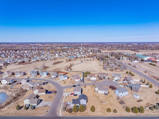 drone / aerial view featuring a residential view