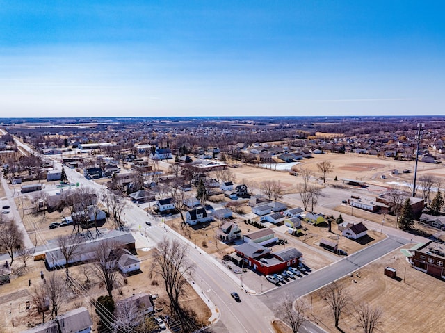 bird's eye view featuring a residential view